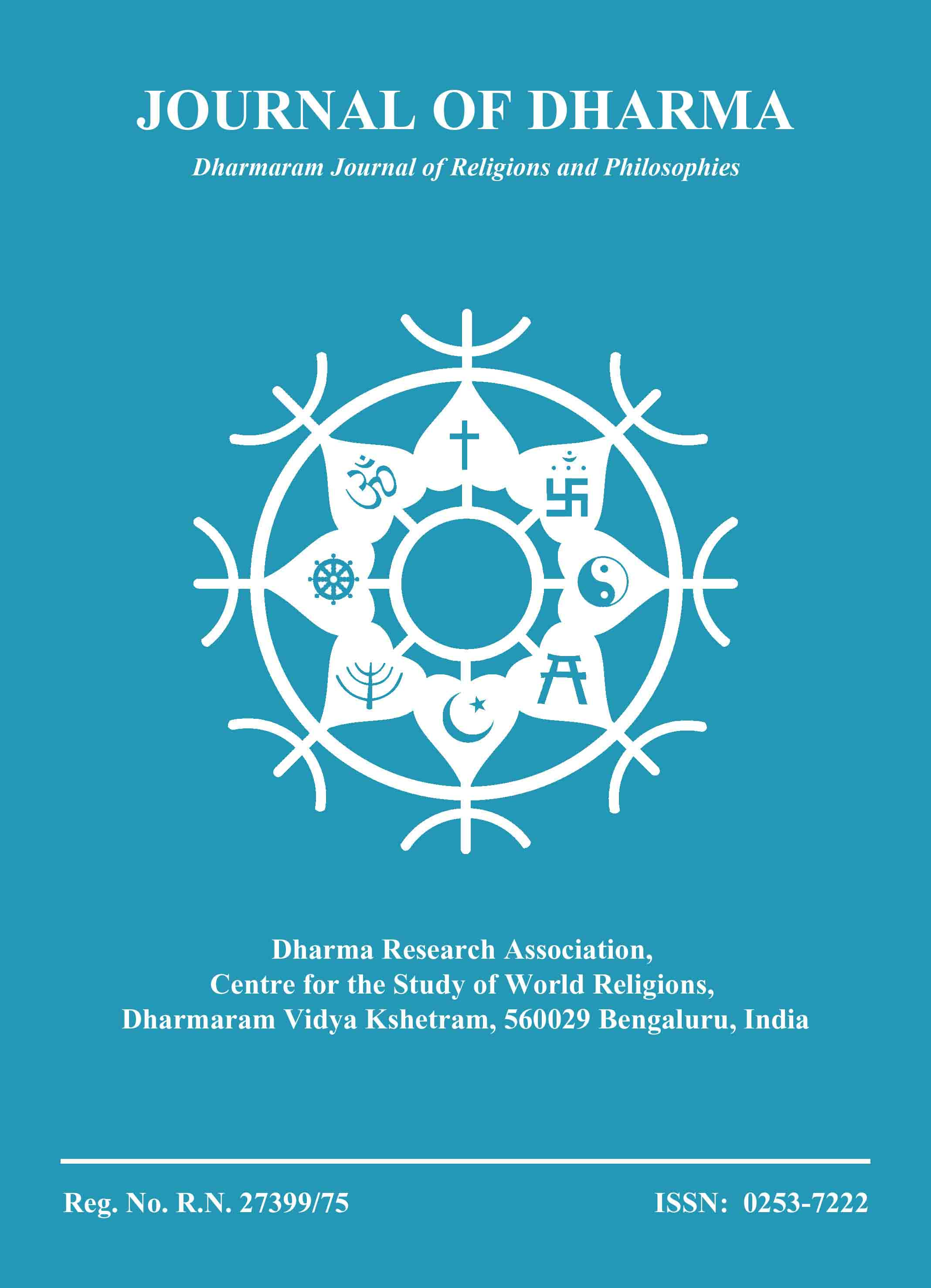 Journal of Dharma Cover Page