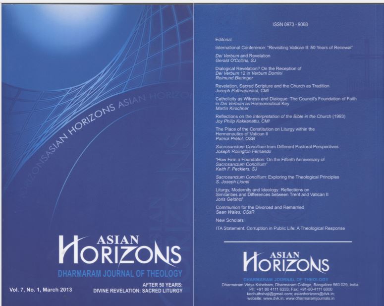 					View Vol. 7 No. 01 (2013): ASIAN HORIZONS
				