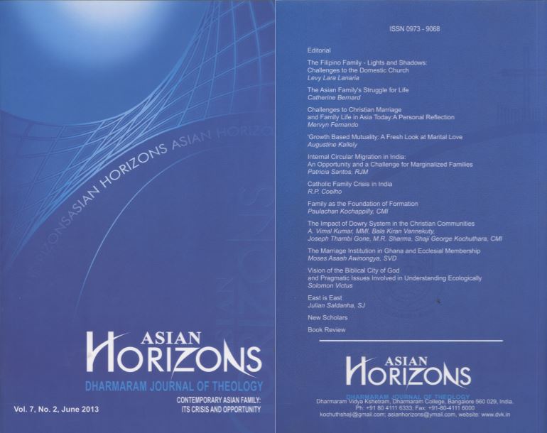 					View Vol. 7 No. 02 (2013): ASIAN HORIZONS
				