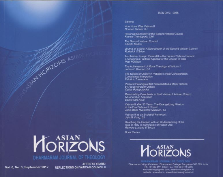 					View Vol. 6 No. 03 (2012): ASIAN HORIZONS
				