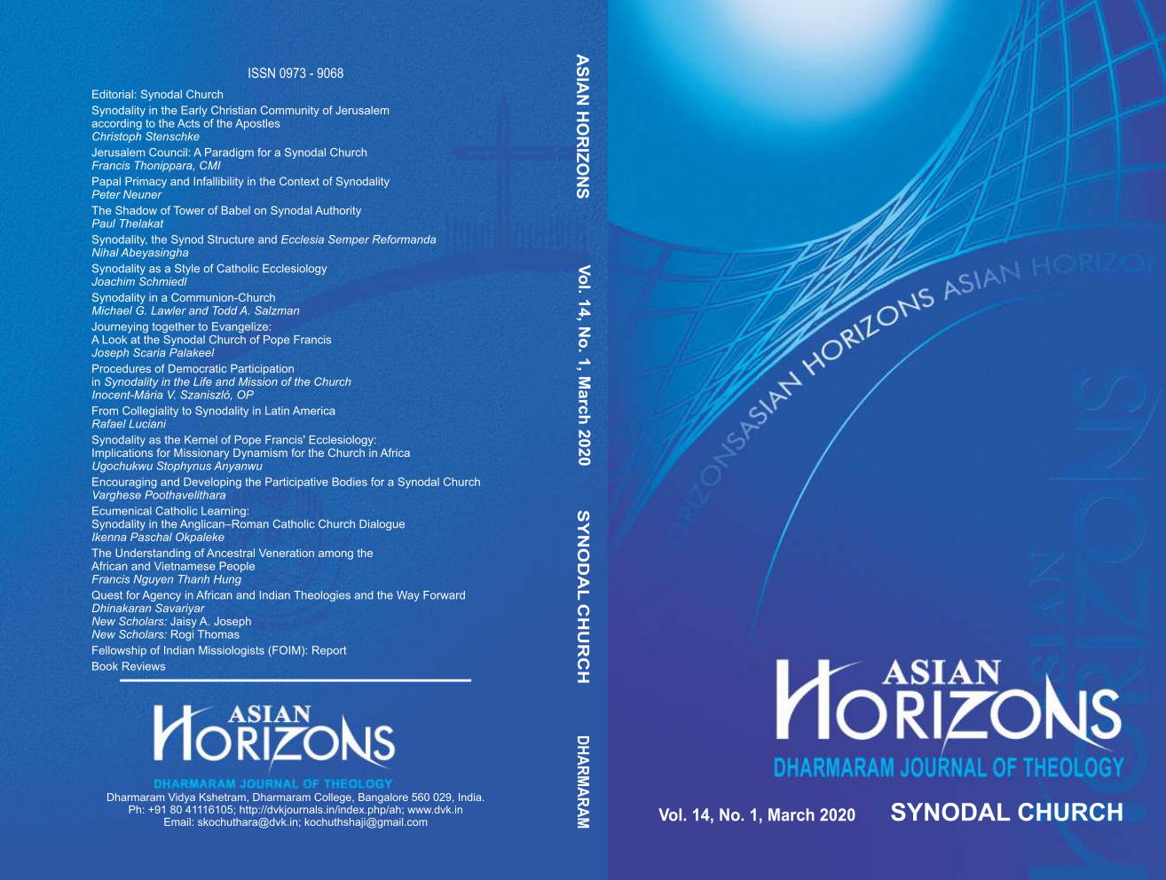 					View Vol. 14 No. 1 (2020): ASIAN HORIZONS
				